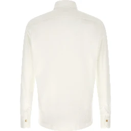 White Cotton Polo Shirt