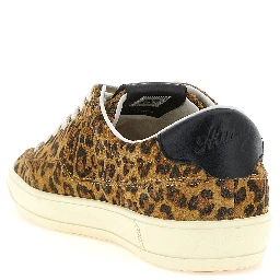 Brown Cowhide Low Top Sneakers