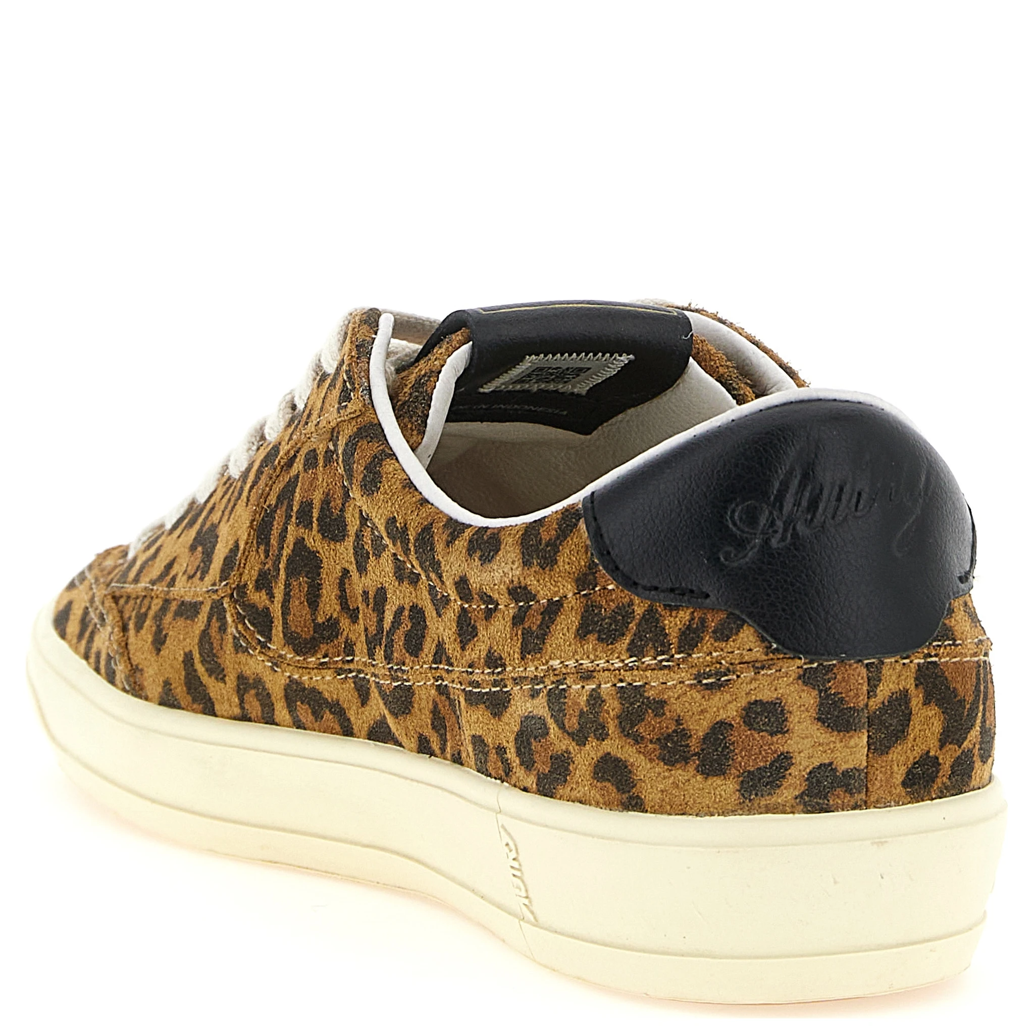 Brown Cowhide Low Top Sneakers