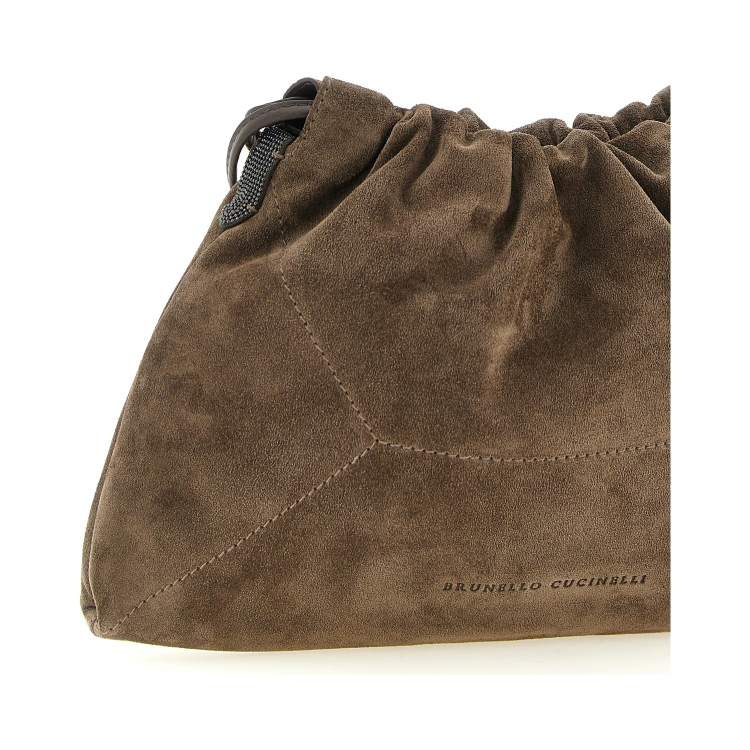Brown Calfskin Clutch Bag