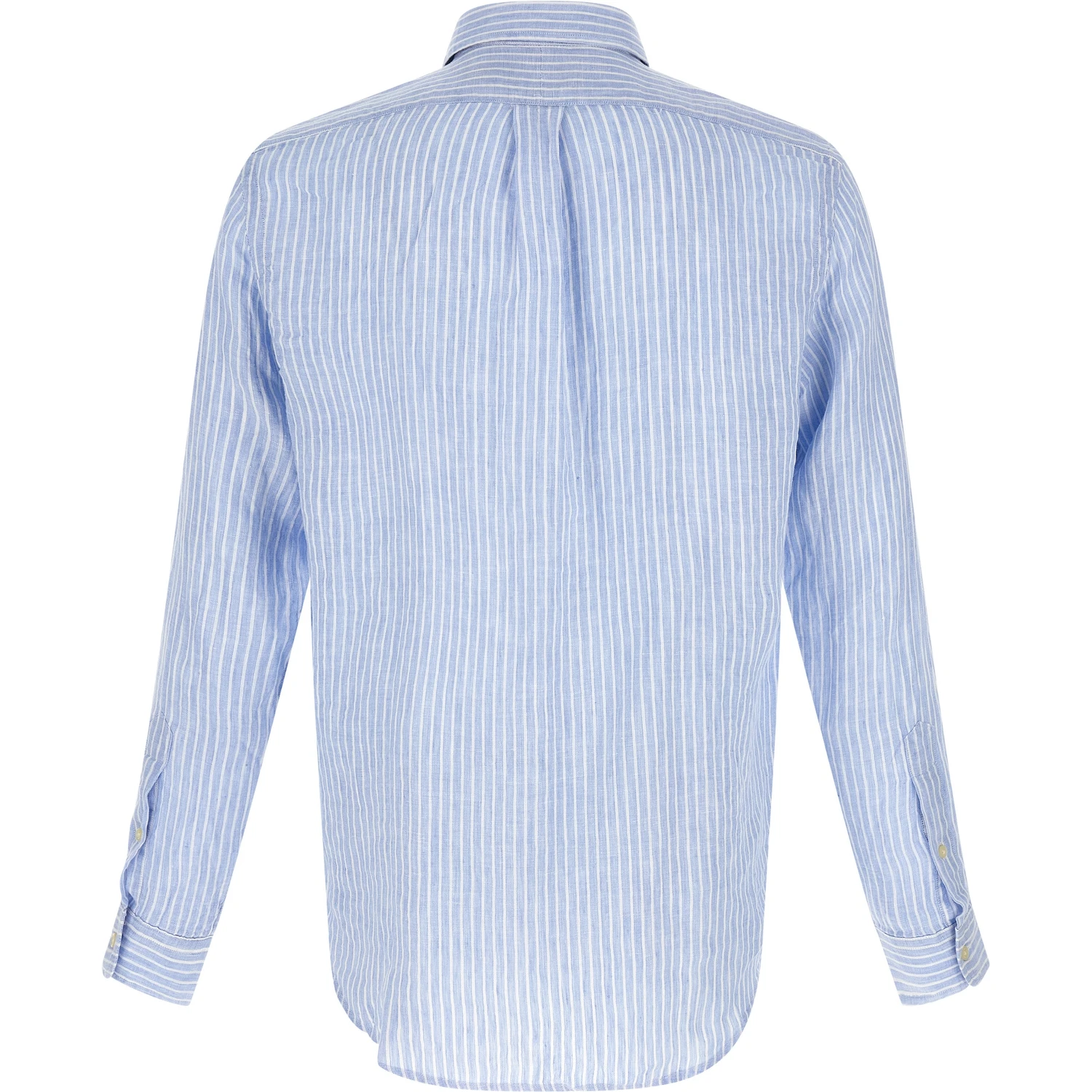 Blue Linen Blouse