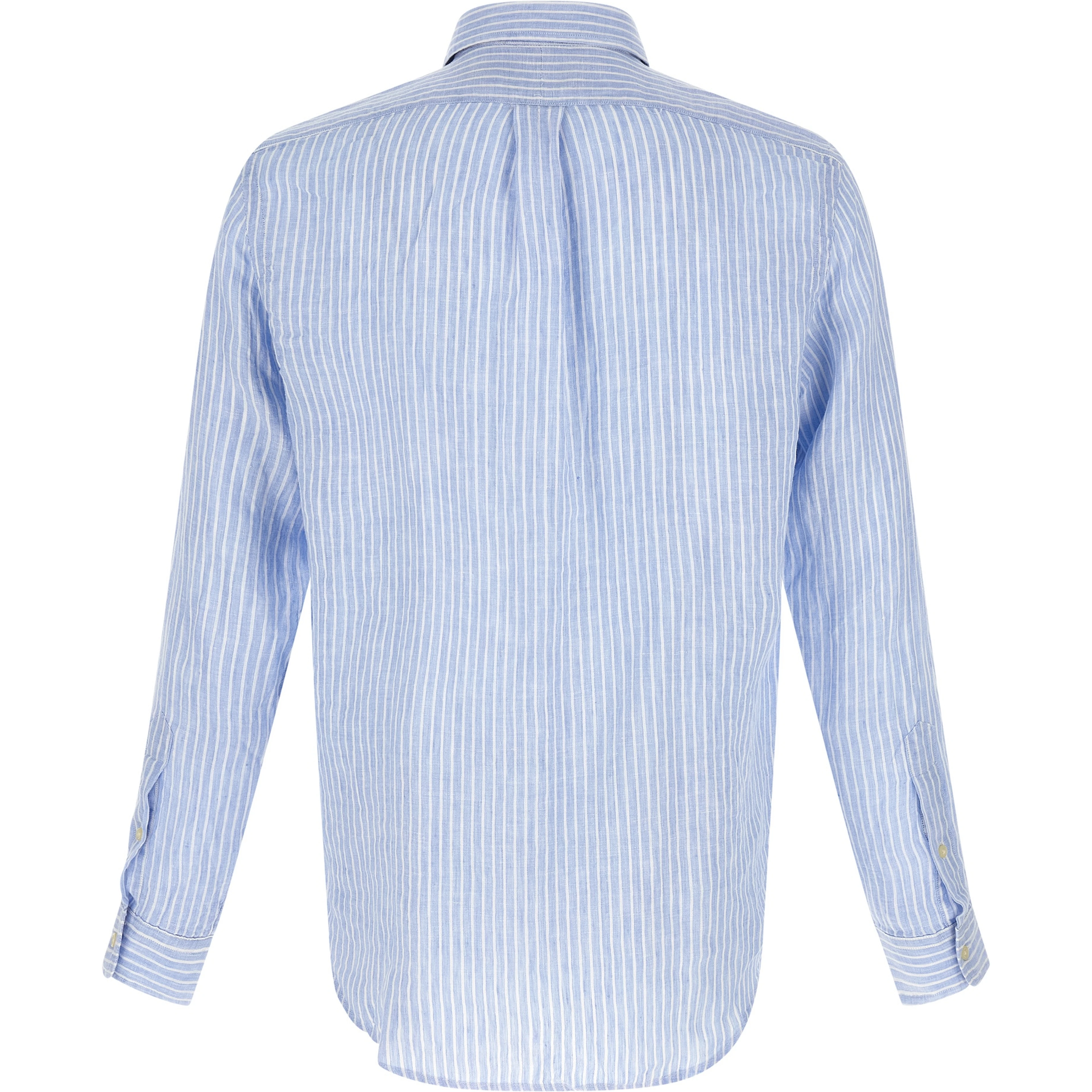 Blue Linen Blouse