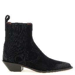 Black Calfskin Chelsea Boots