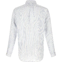 Blue Linen Blouse