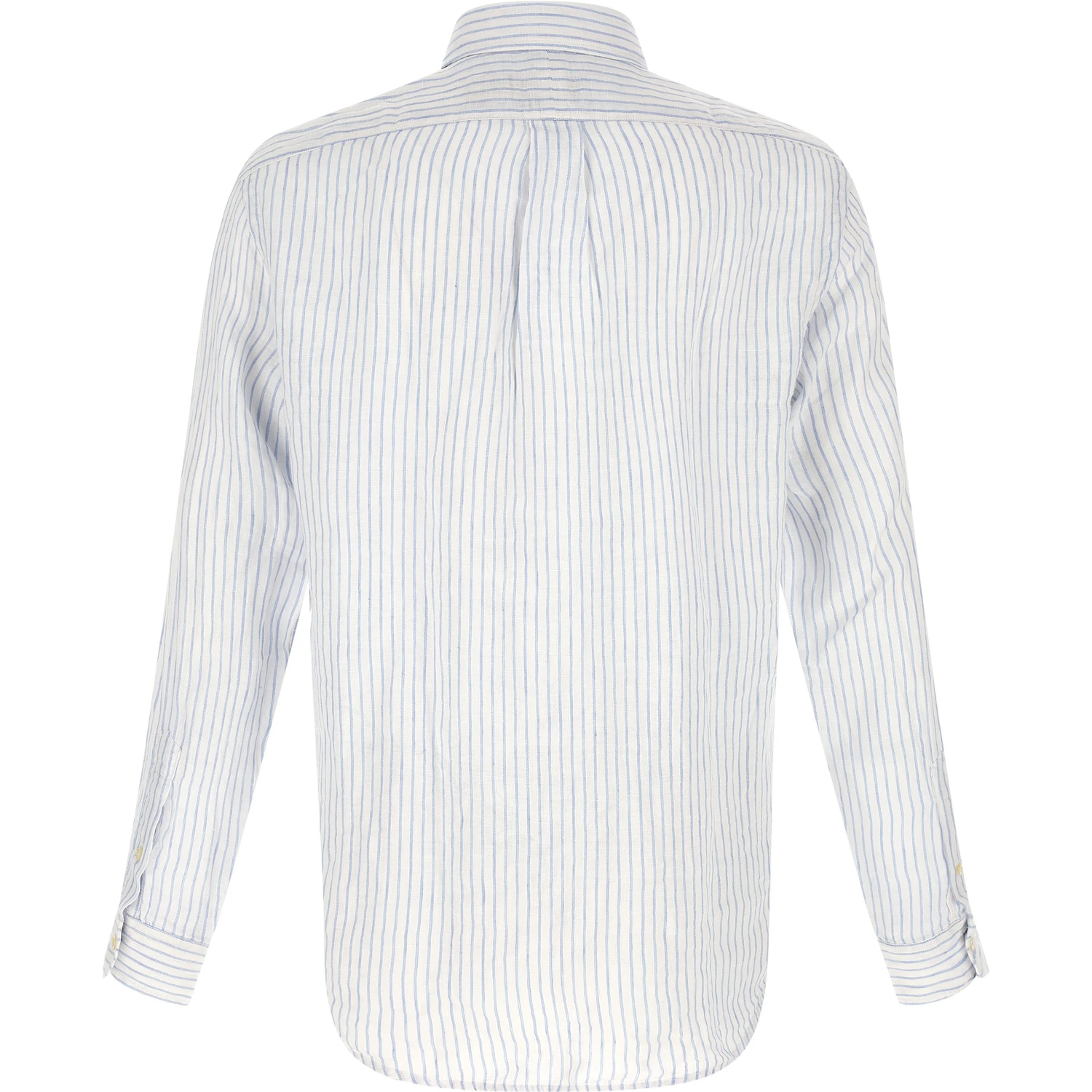 Blue Linen Blouse