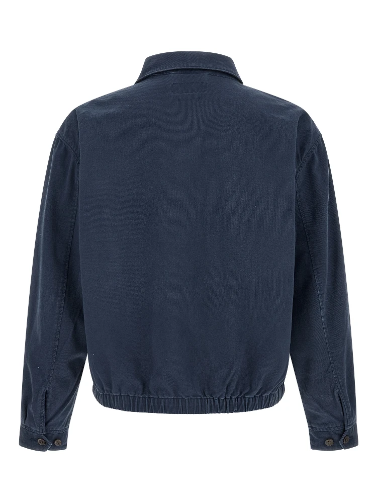 Blue Cotton Full-Length Jacket alternative