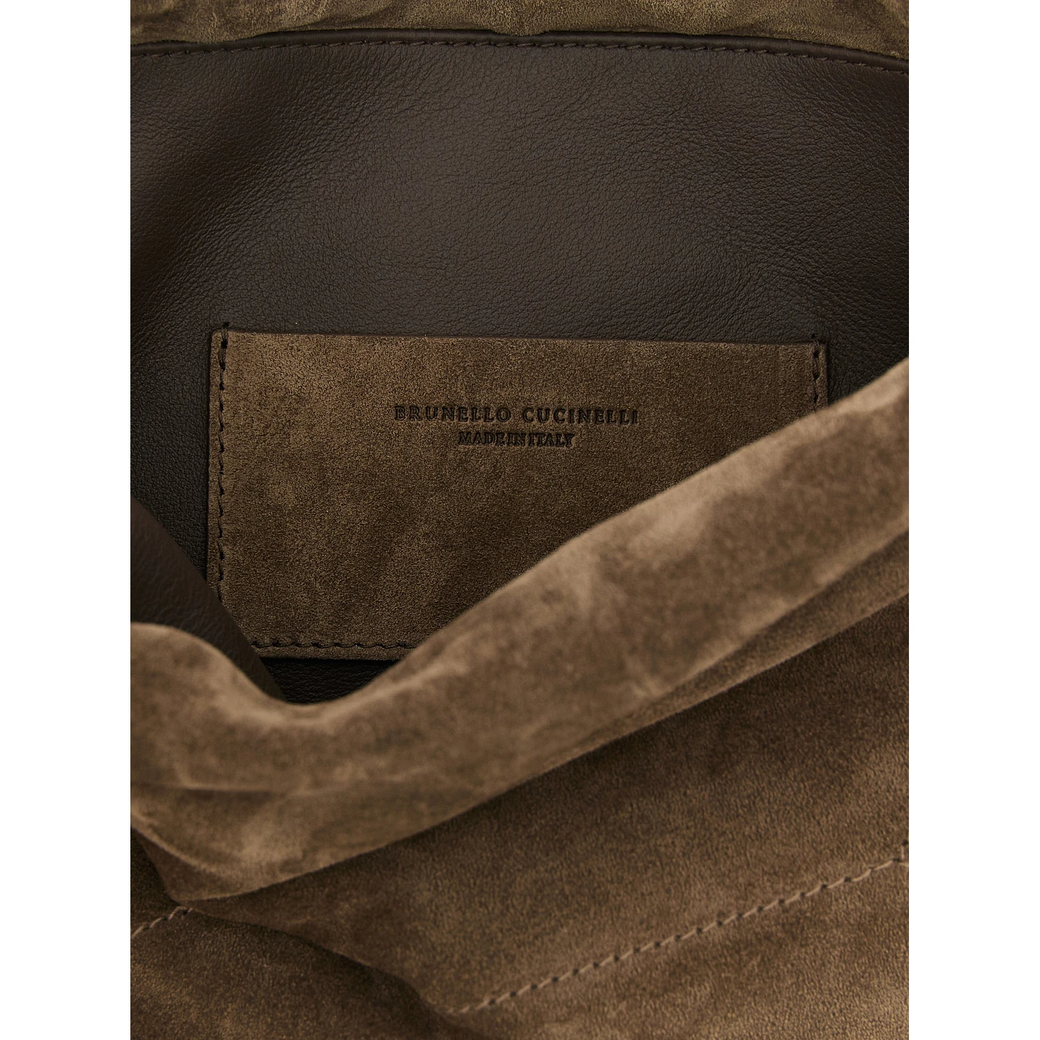 Brown Calfskin Clutch Bag