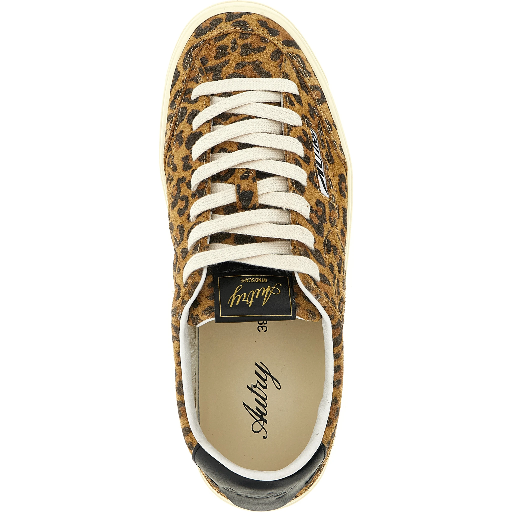 Brown Cowhide Low Top Sneakers