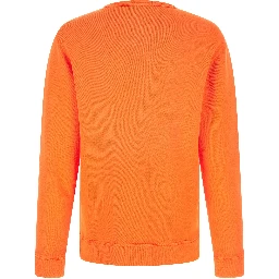 Orange Cotton Sweatshirt