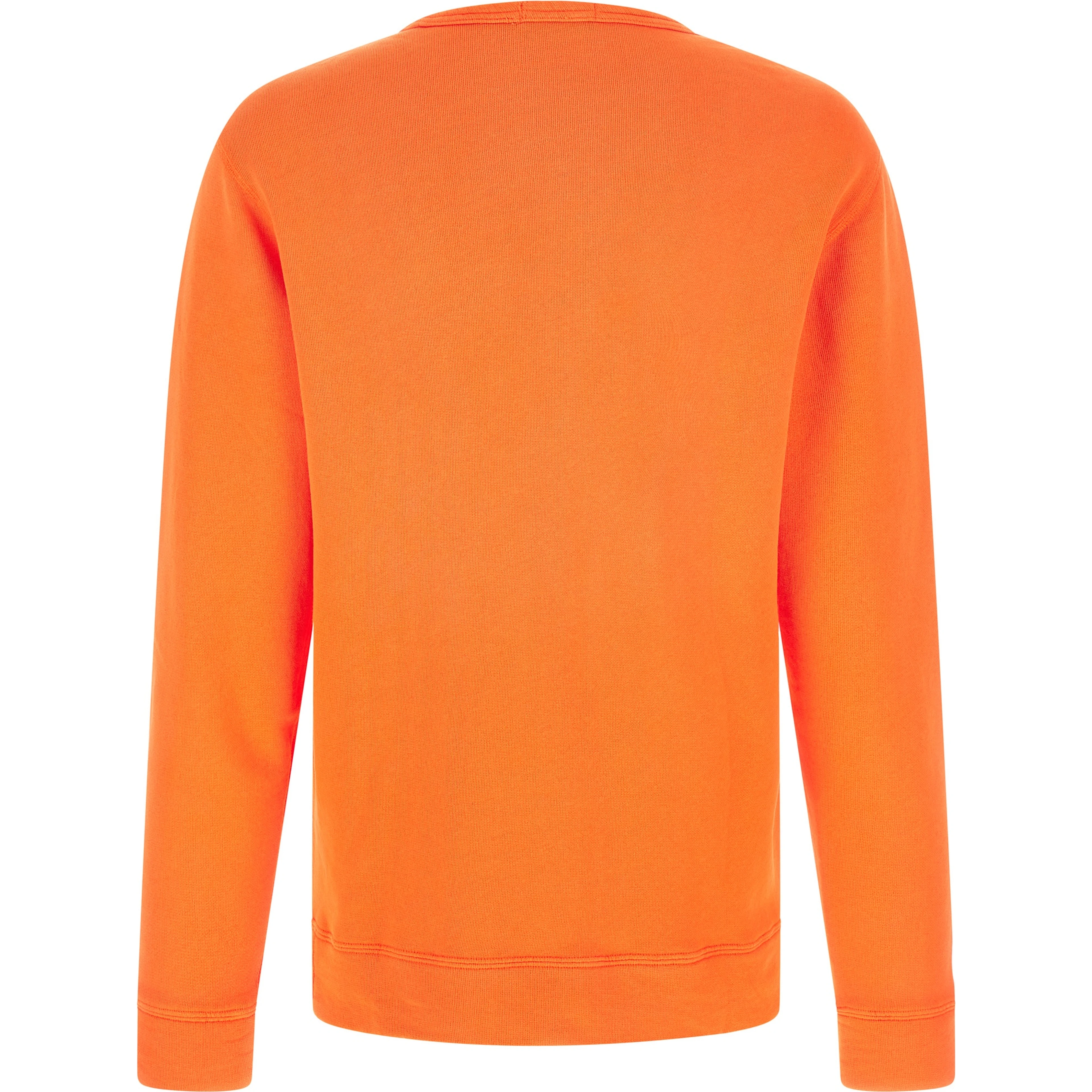 Orange Cotton Sweatshirt
