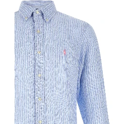 Blue Linen Blouse