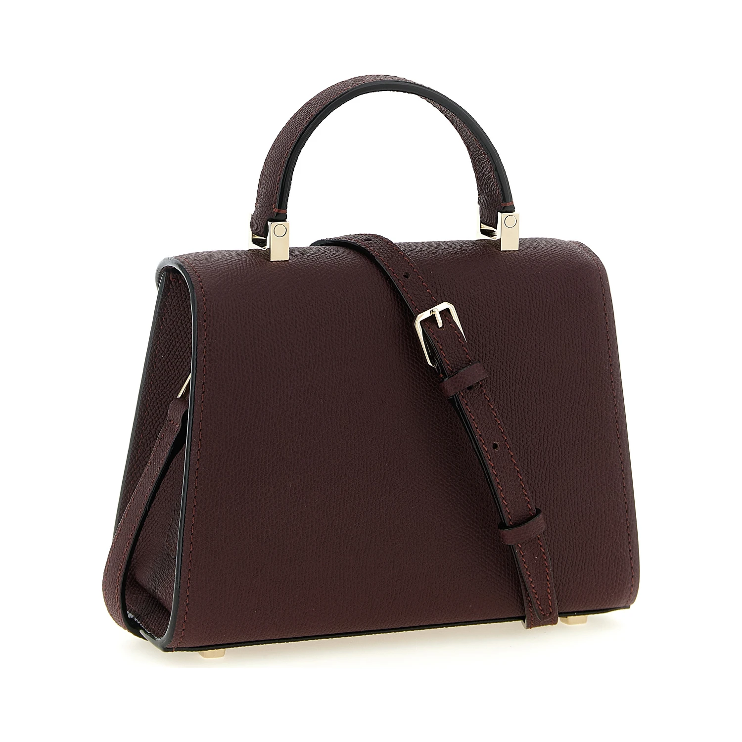 Bordeaux Calfskin Crossbody Bag