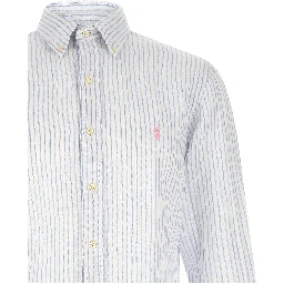 Blue Linen Blouse