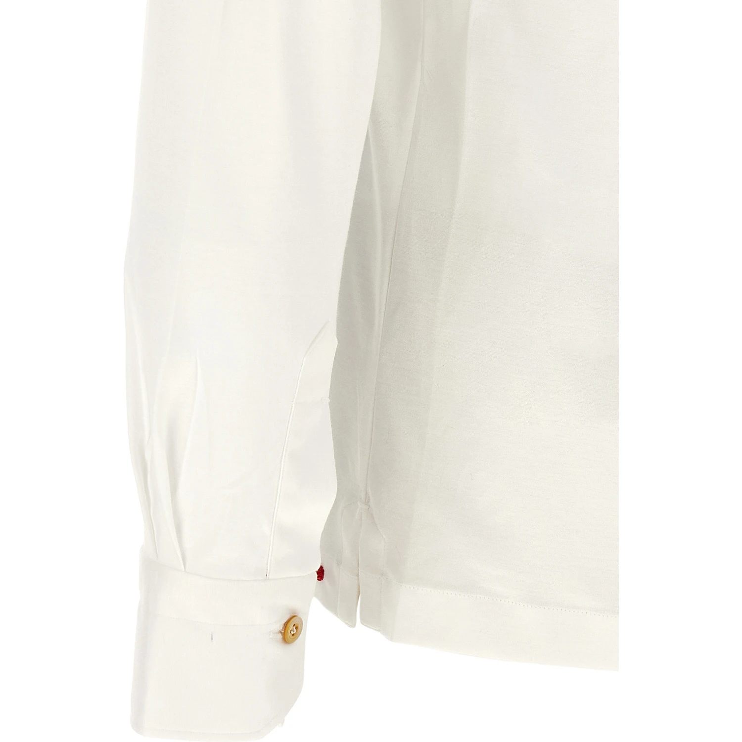 White Cotton Polo Shirt