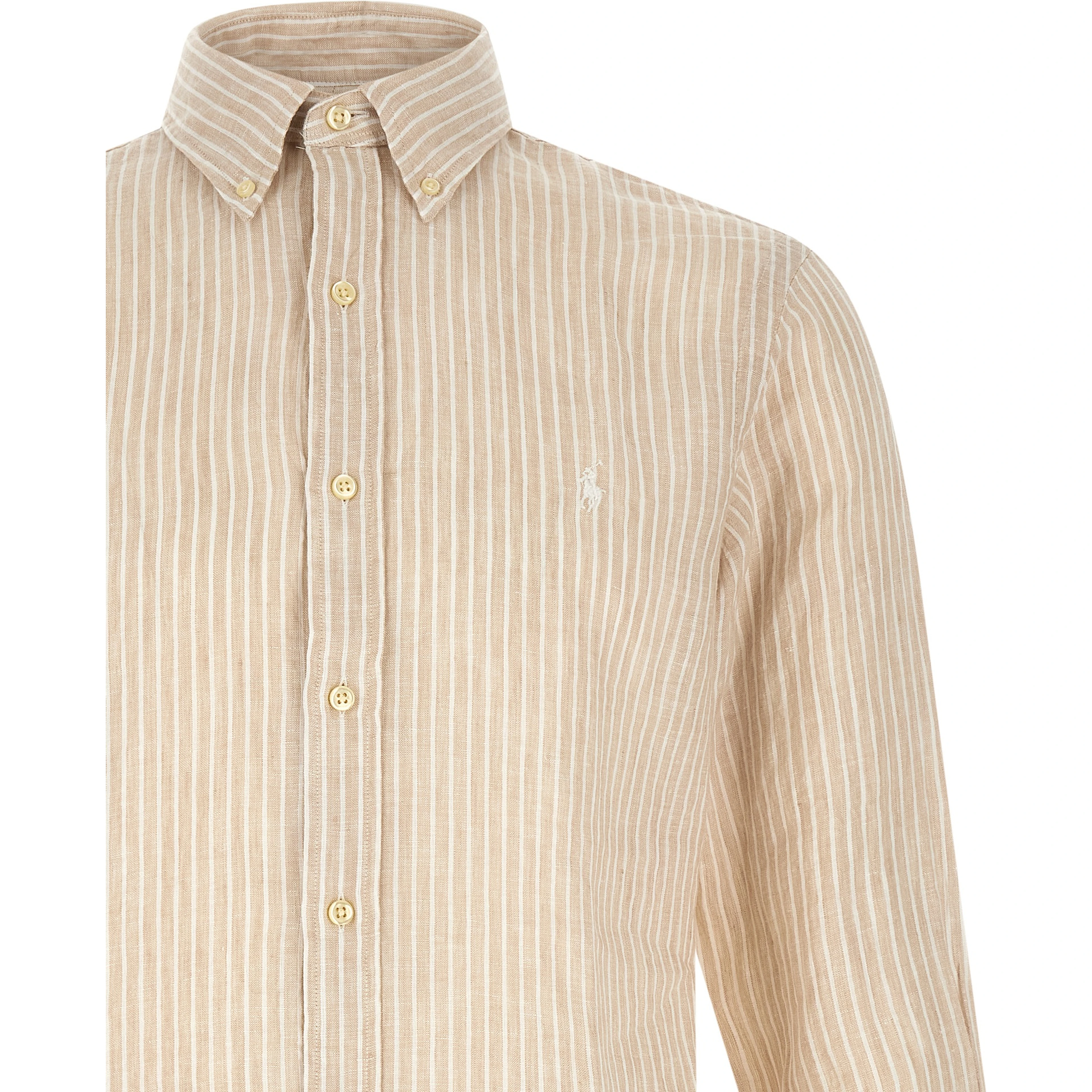Beige Linen Blouse