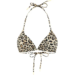 Beige Polyester Bikini