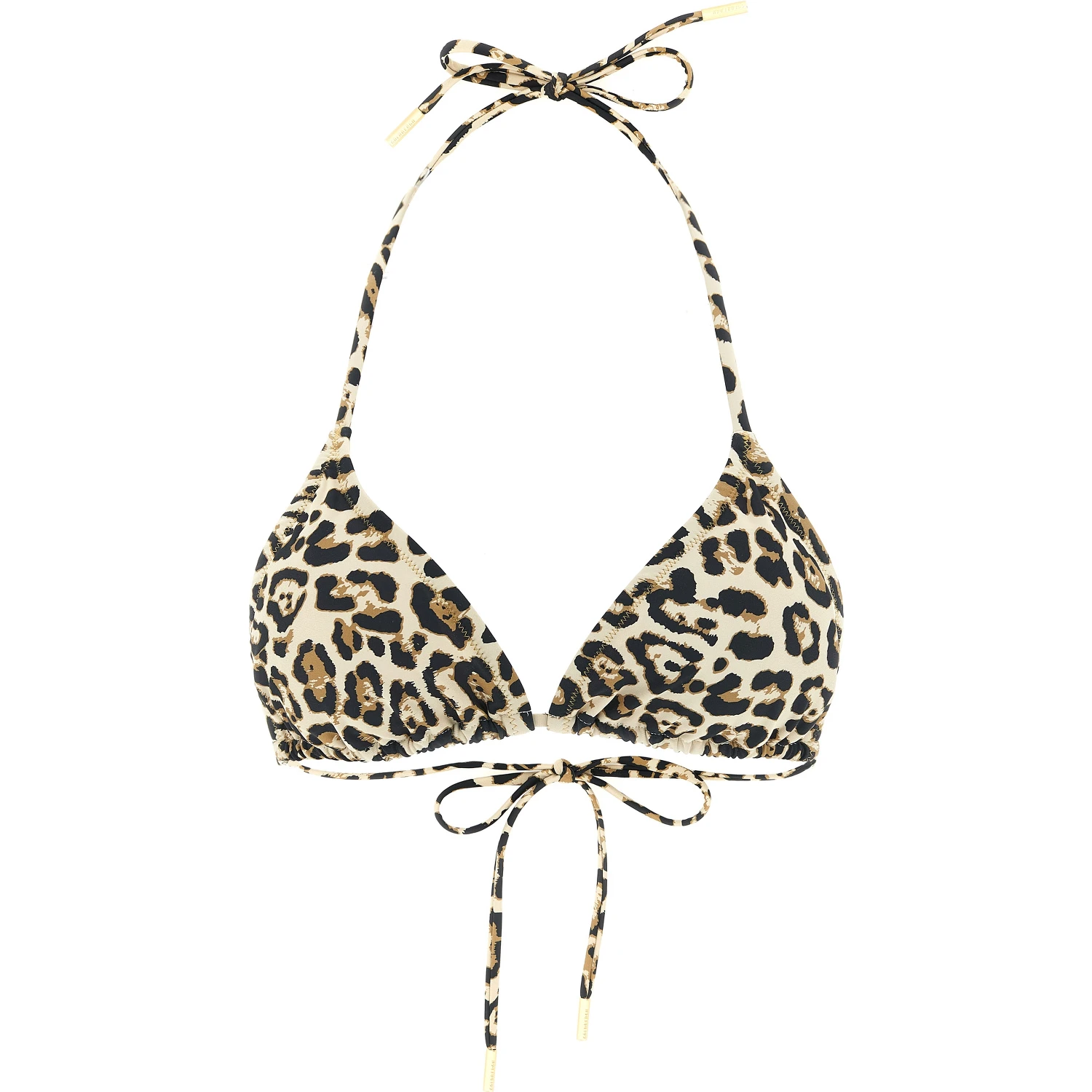 Beige Polyester Bikini