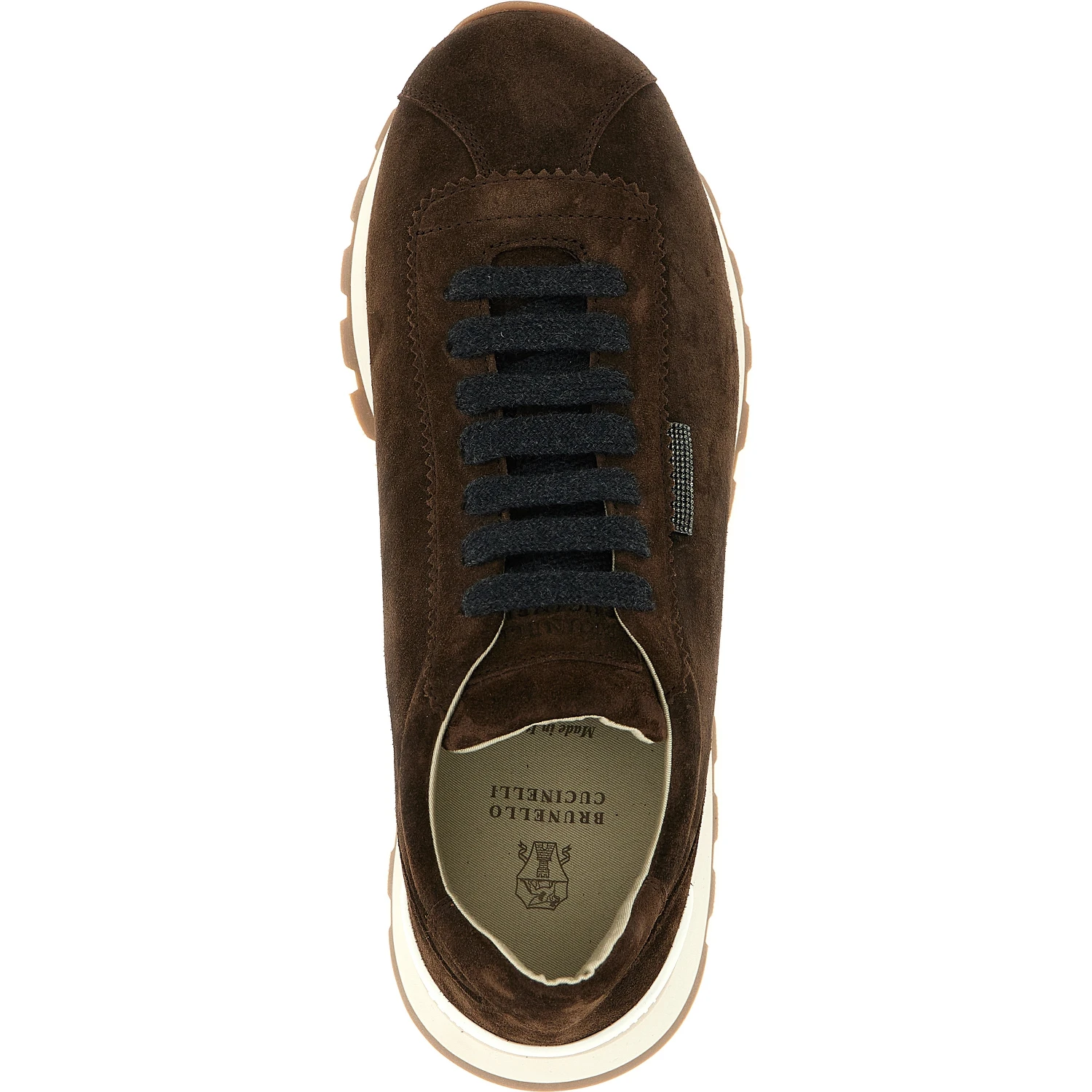 Brown Calfskin Athletic Sneakers