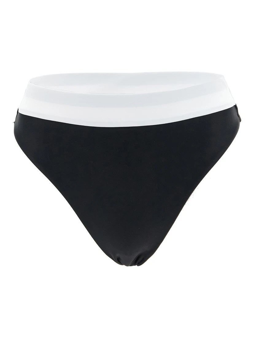 Bicolor Recycled Polyamide Swim Briefs