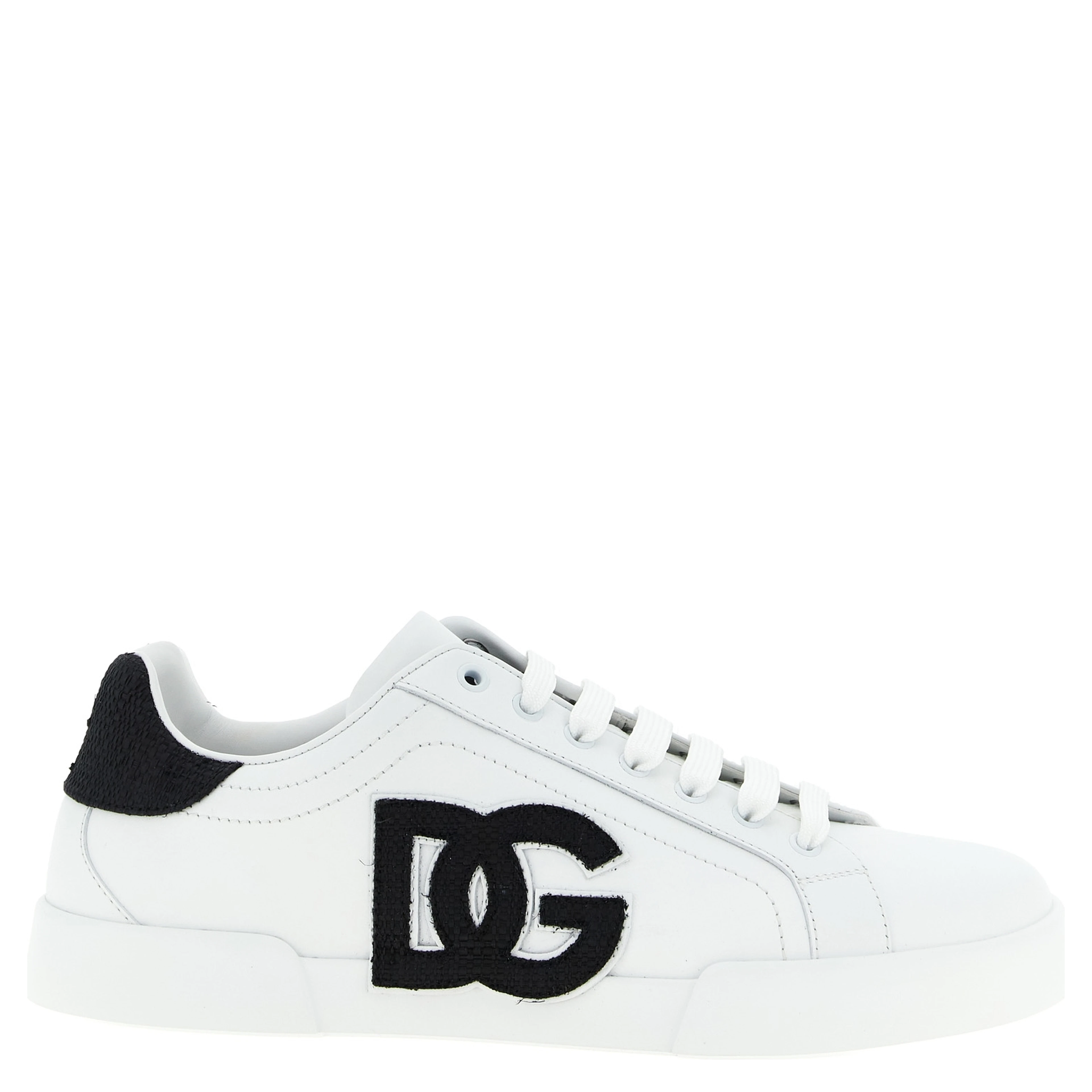 Bicolor Calfskin Low Top Sneakers