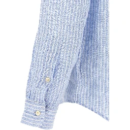 Blue Linen Blouse