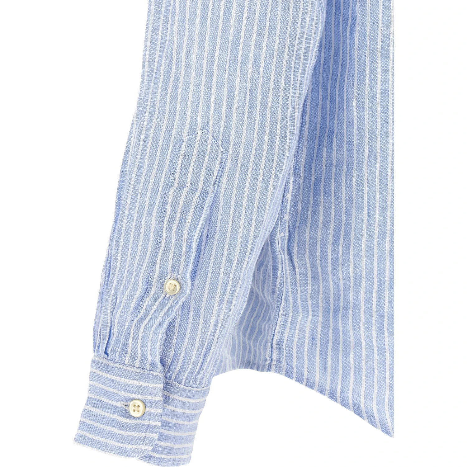 Blue Linen Blouse