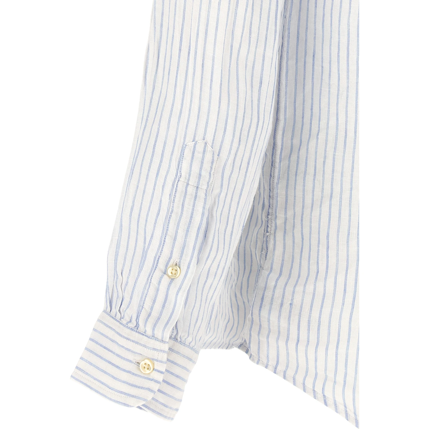 Blue Linen Blouse