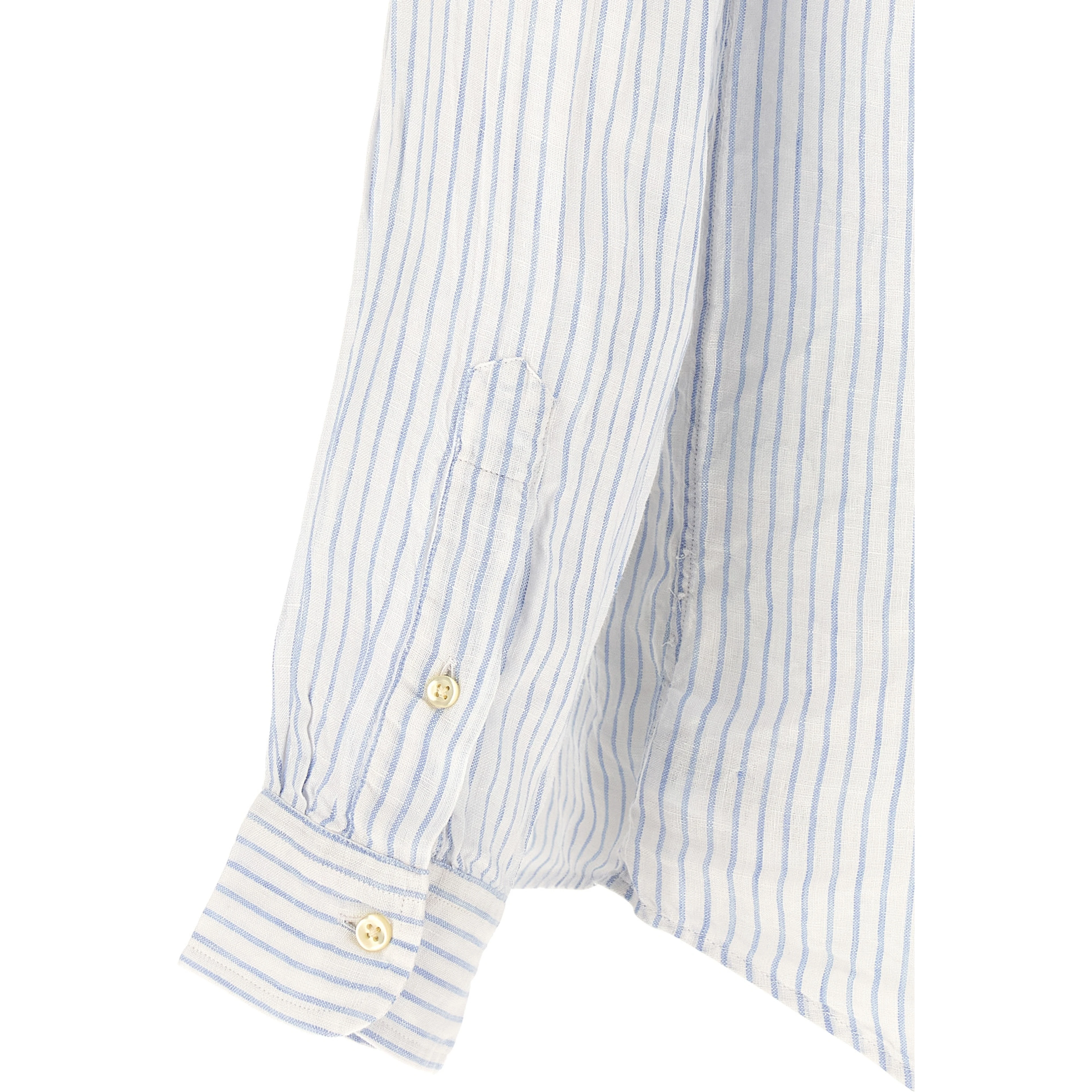 Blue Linen Blouse