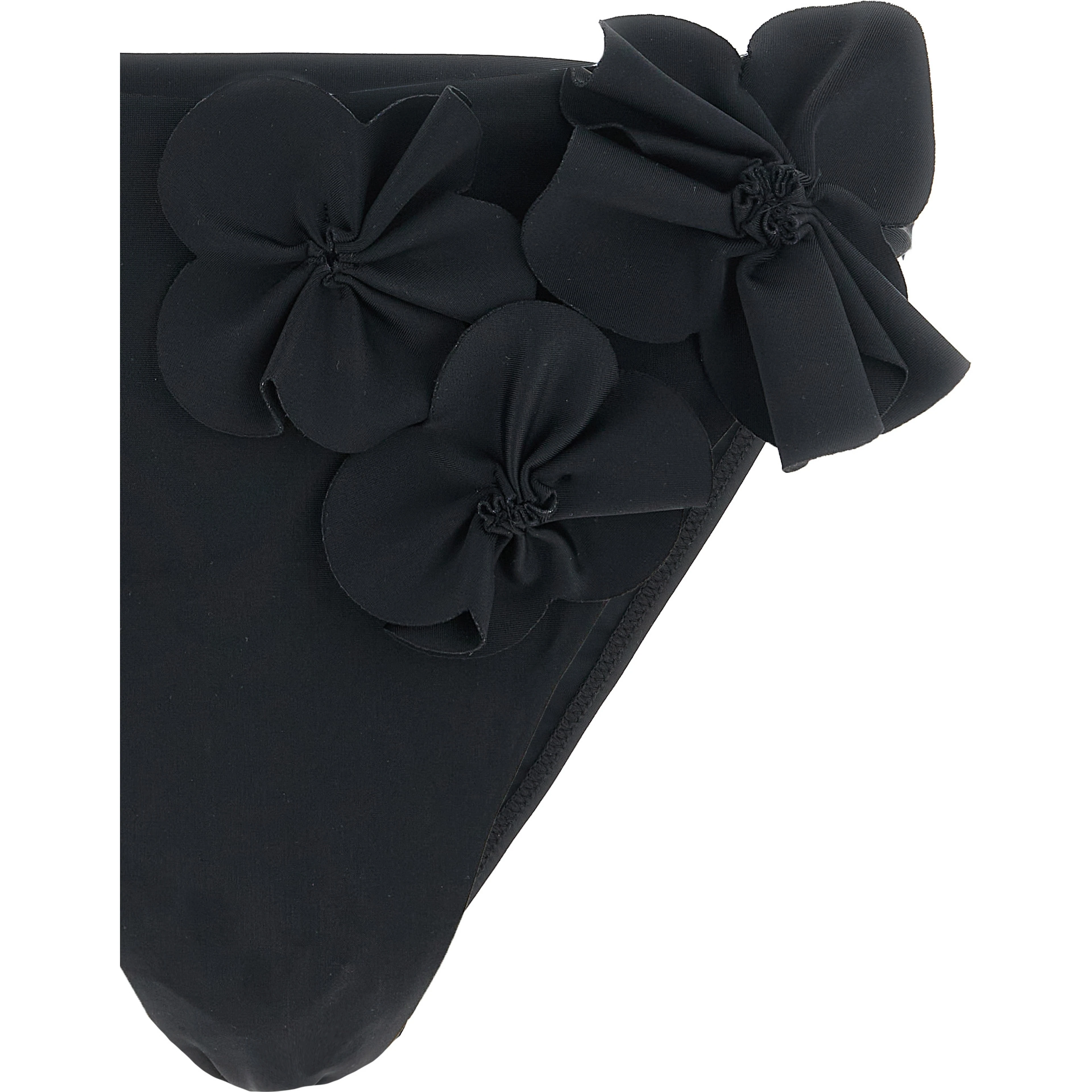 Black Recycled Polyamide Bikini