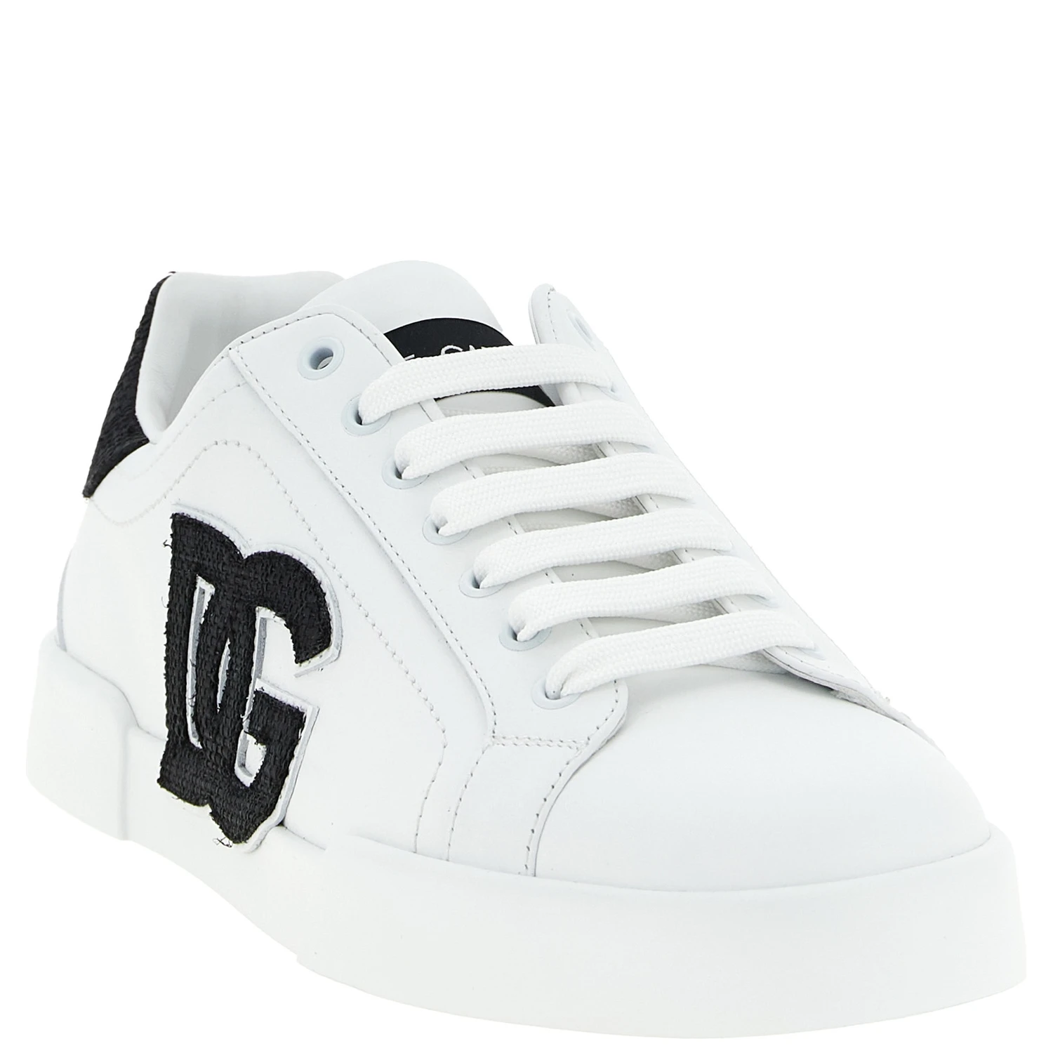 Bicolor Calfskin Low Top Sneakers