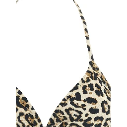 Beige Polyester Bikini