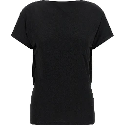 Black Viscose T-Shirt