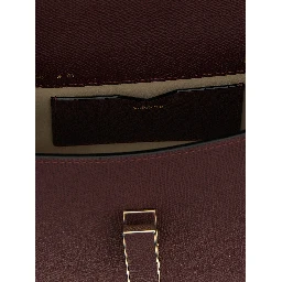 Bordeaux Calfskin Crossbody Bag
