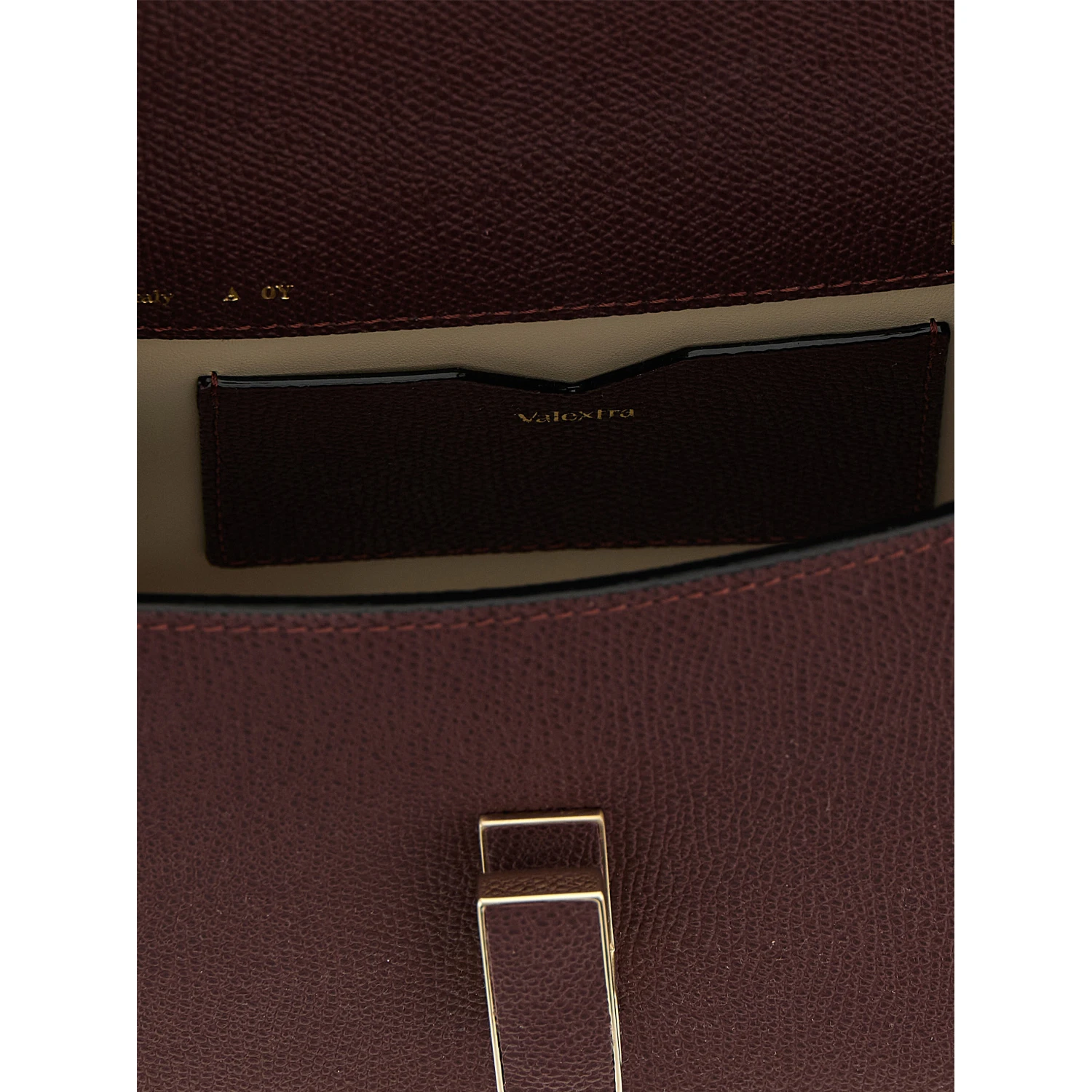 Bordeaux Calfskin Crossbody Bag