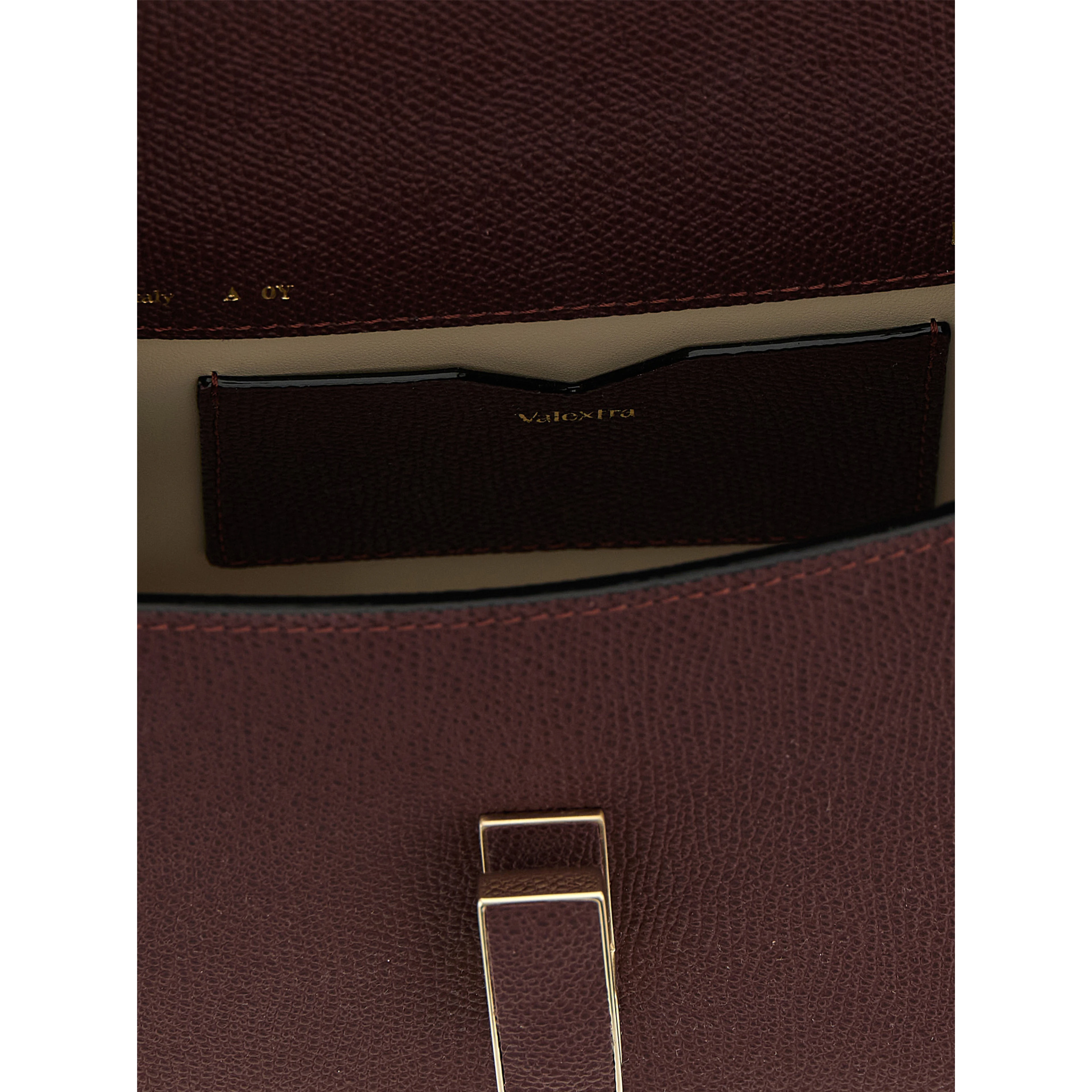 Bordeaux Calfskin Crossbody Bag