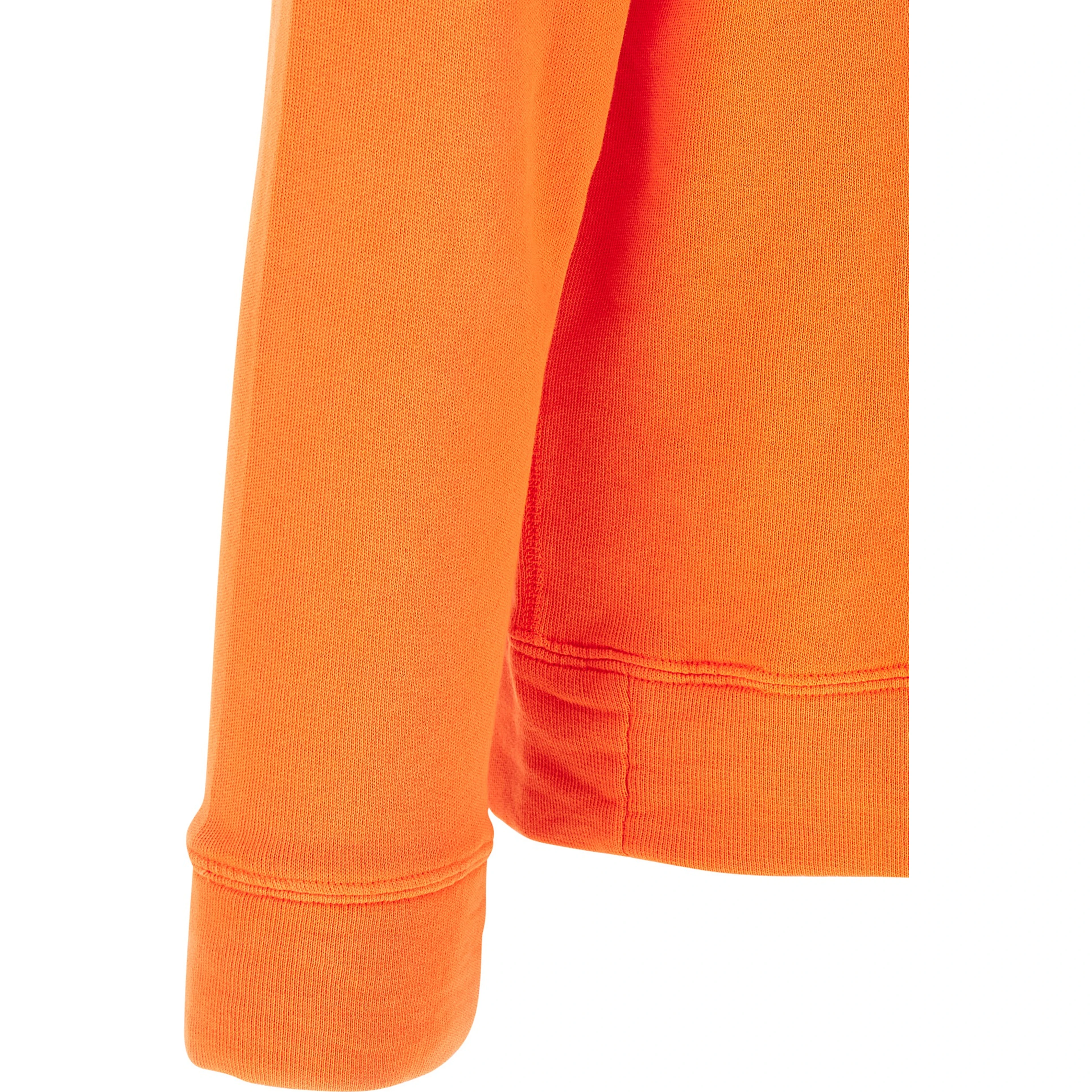 Orange Cotton Sweatshirt