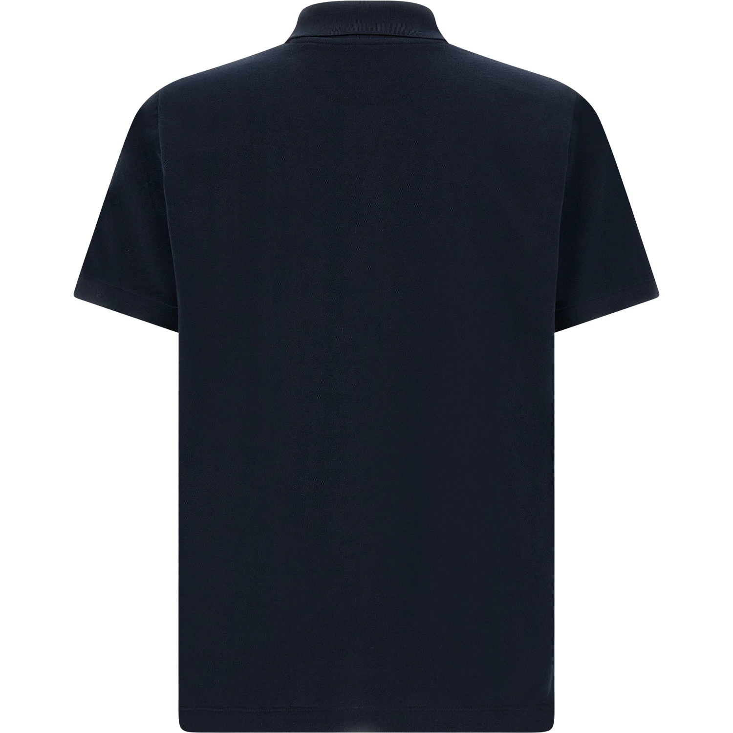 Blue Cotton Polo Shirt