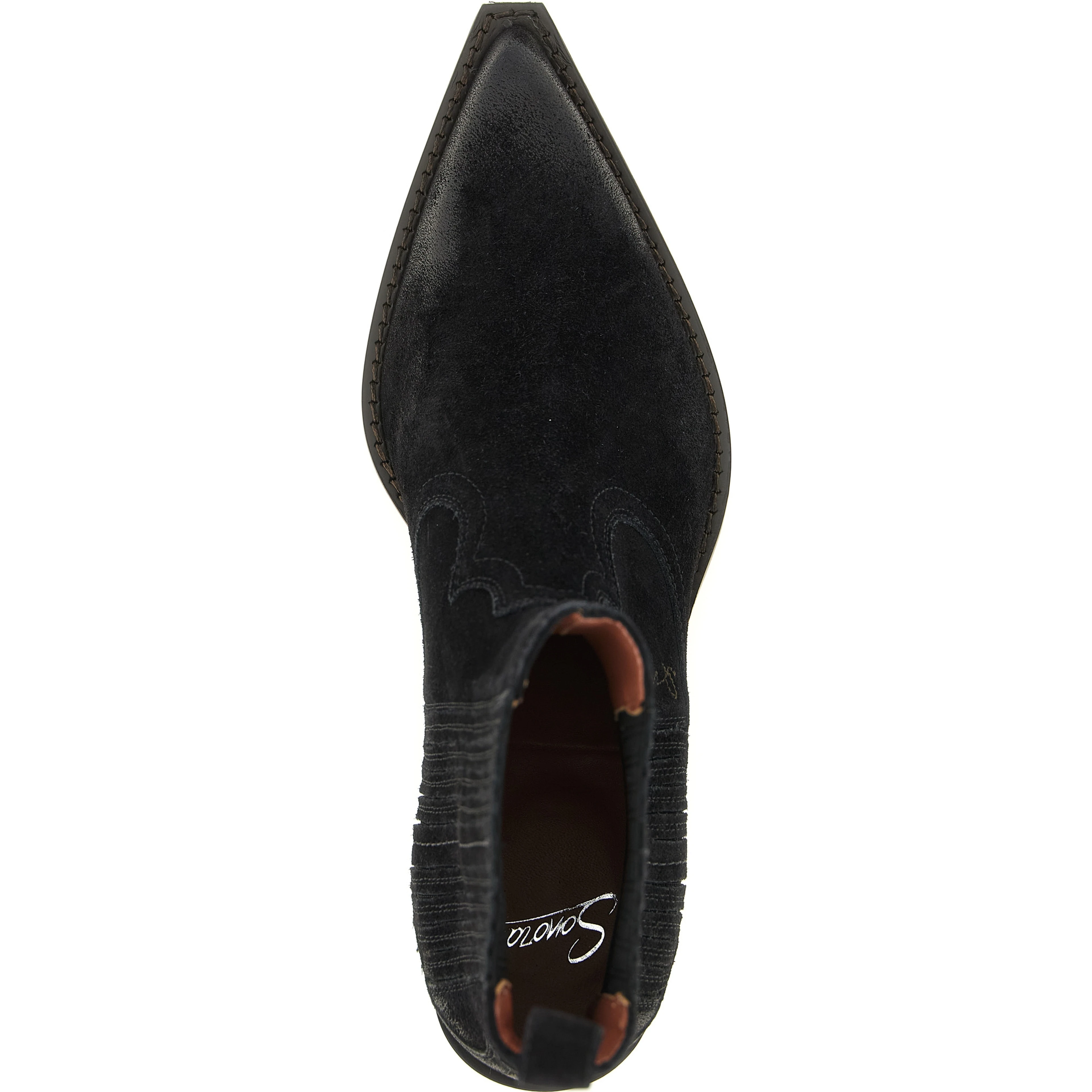 Black Calfskin Chelsea Boots