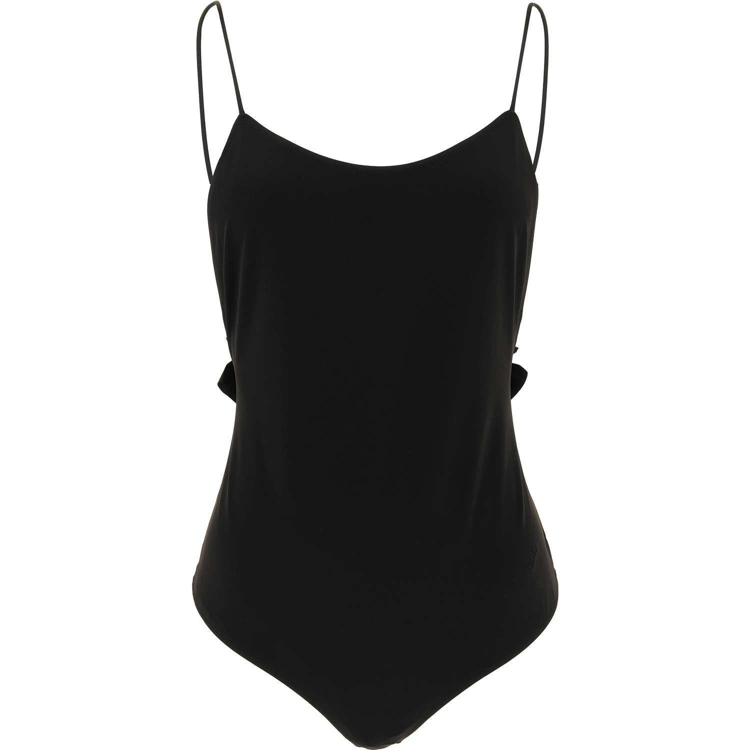 Black Polyamide One-Piece Swimsuit