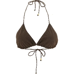 Brown Polyamide Bikini