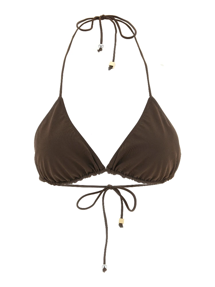 Brown Polyamide Bikini