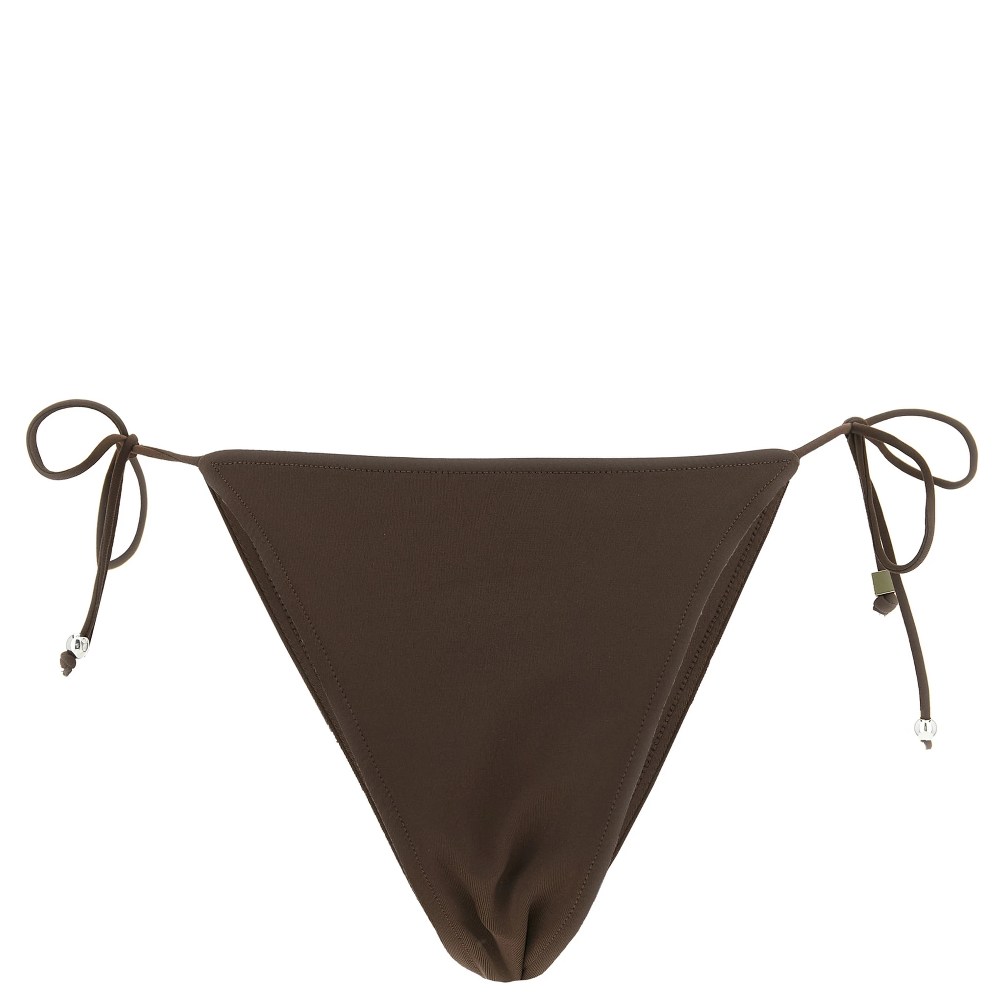 Brown Polyamide Swim Briefs