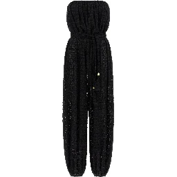 Black Silk Jumpsuit