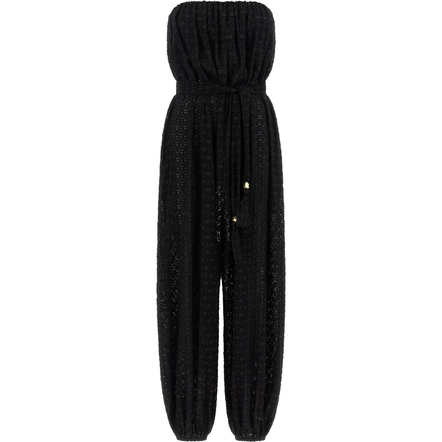 Black Silk Jumpsuit