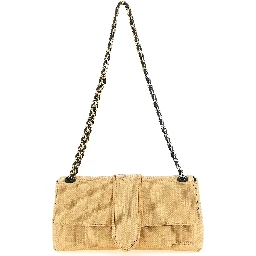 Beige Polyamide Shoulder Bag