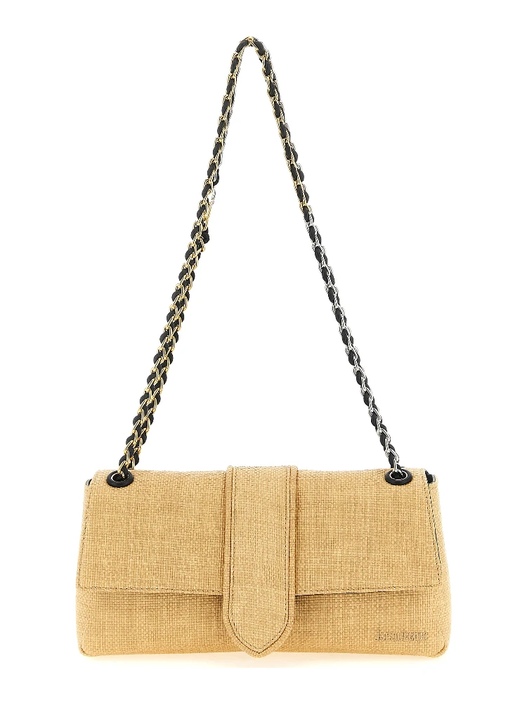 Beige Polyamide Shoulder Bag