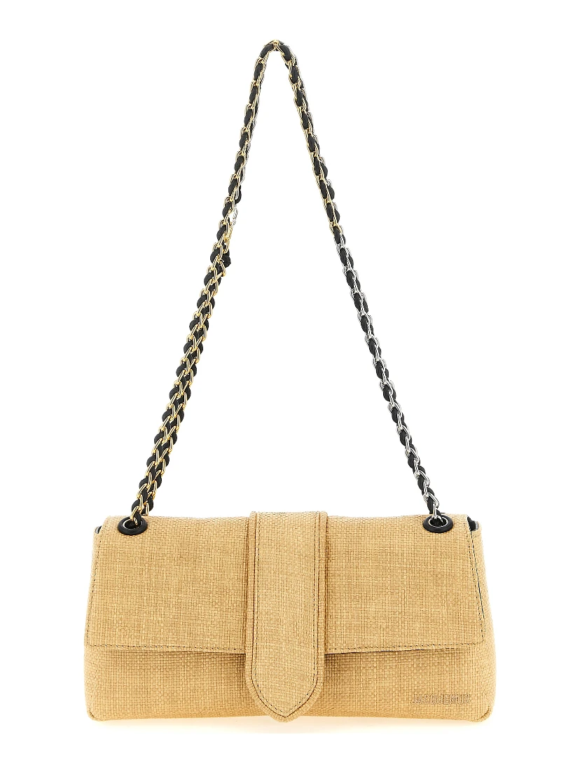 Beige Polyamide Shoulder Bag