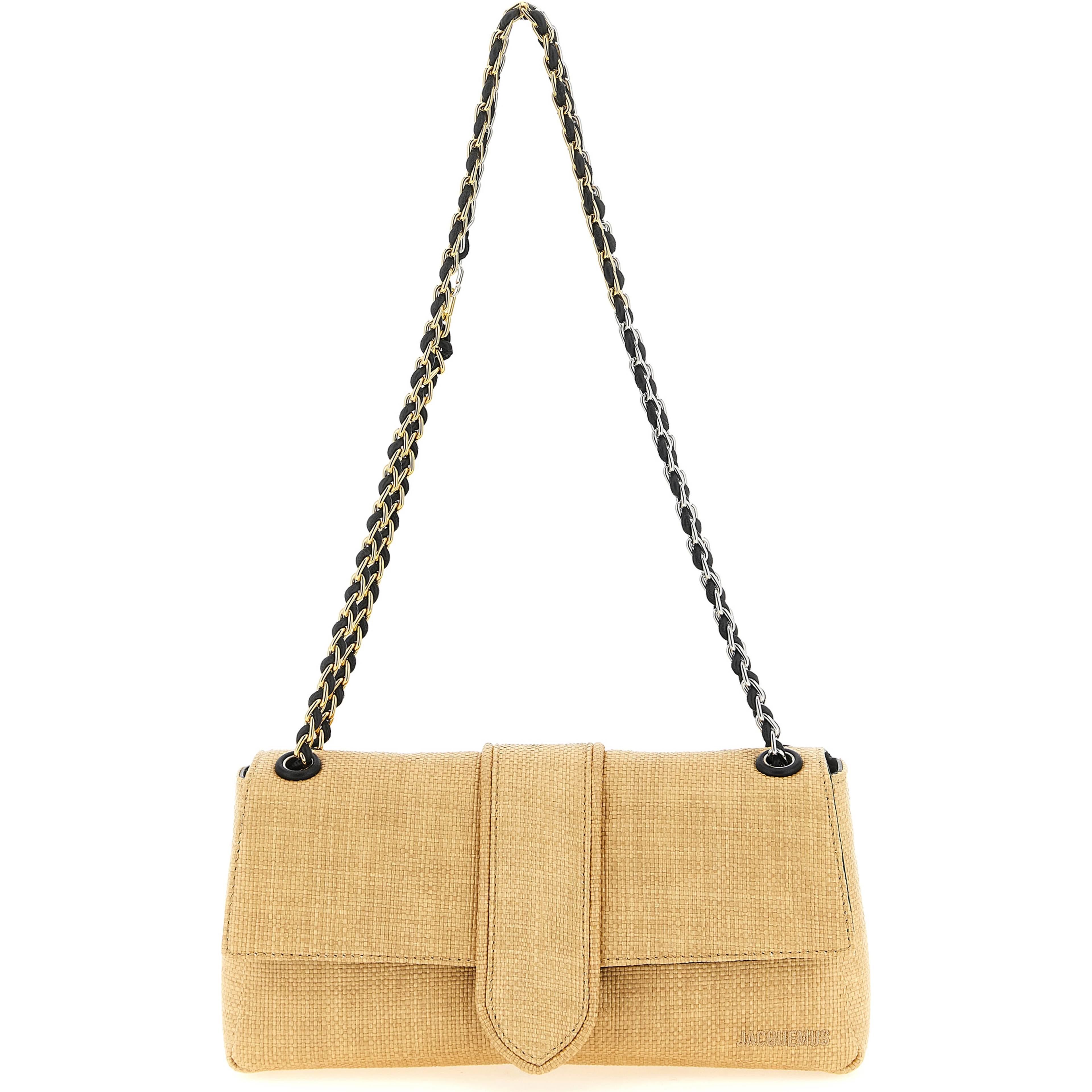 Beige Polyamide Shoulder Bag