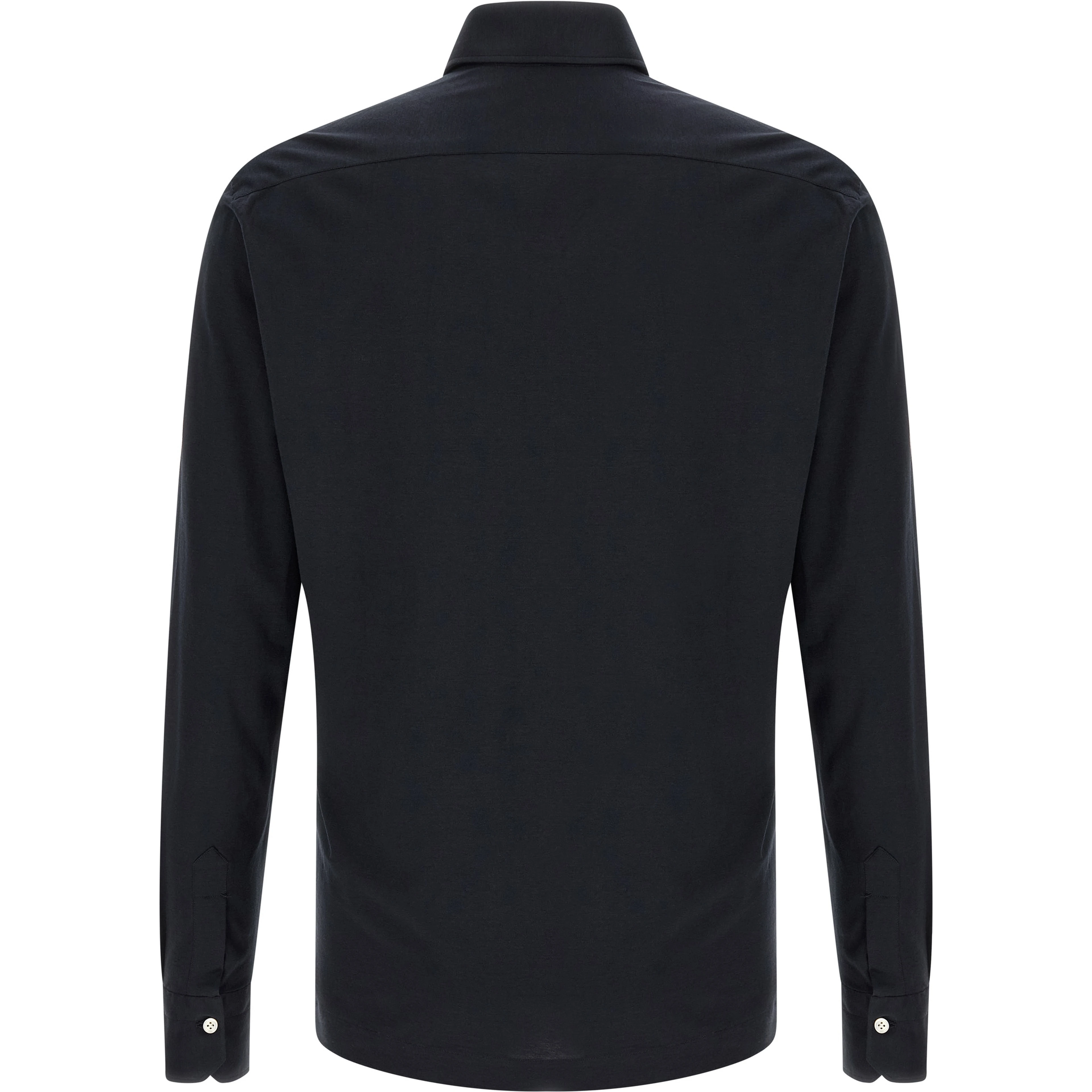 Blue Cotton Polo Shirt
