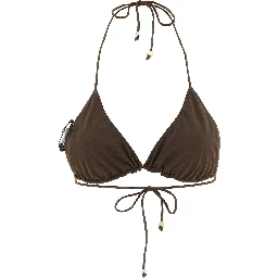 Brown Polyamide Bikini